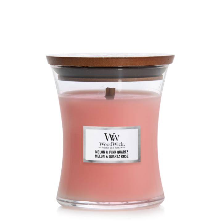 Melon & Quartz Rose - Moyenne Jarre Boissons WoodWick
